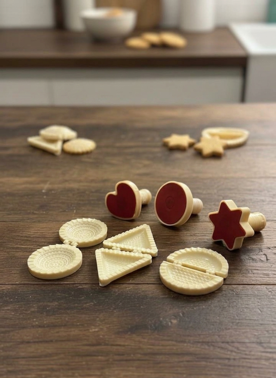 6-in-1 Multi-Shape Snack Shaper & Mold Set