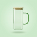 Sage Handle Square Tumbler | 475ml