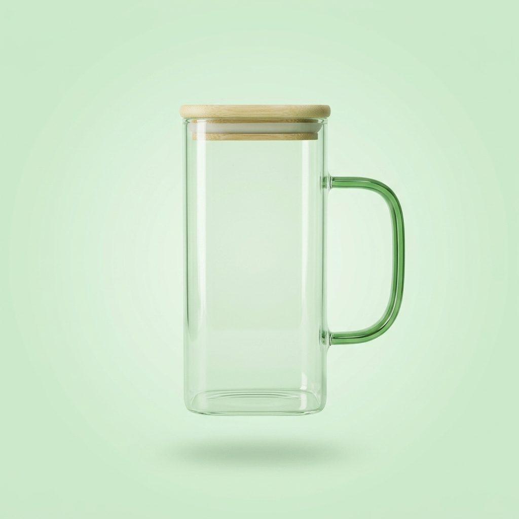 Sage Handle Square Tumbler | 475ml