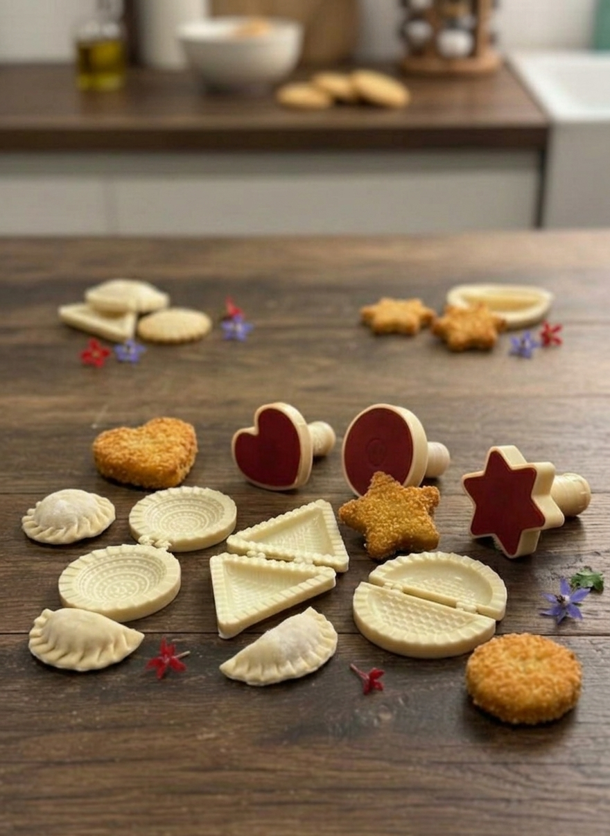 6-in-1 Multi-Shape Snack Shaper & Mold Set