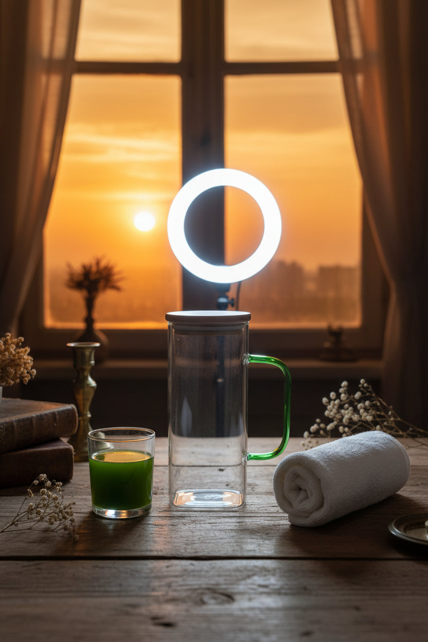 Sage Handle Square Tumbler | 475ml