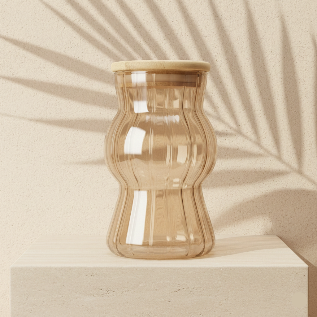 The Amber Ripple Tumbler