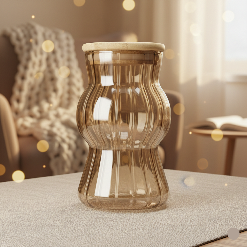 The Amber Ripple Tumbler